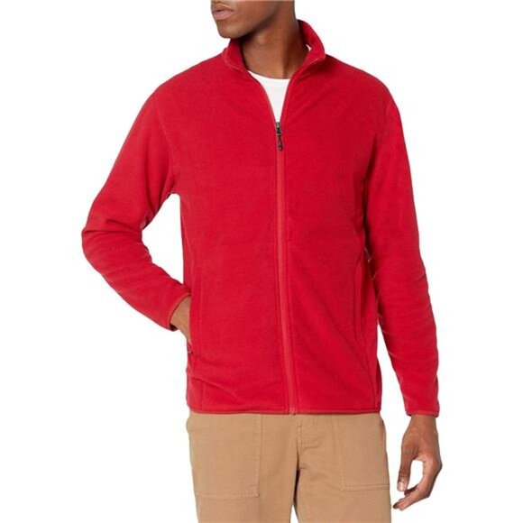 Amazon Essentials Men's Full-Zip Fleece Jacket (Available in Big & Tall) - Picture 1 of 7